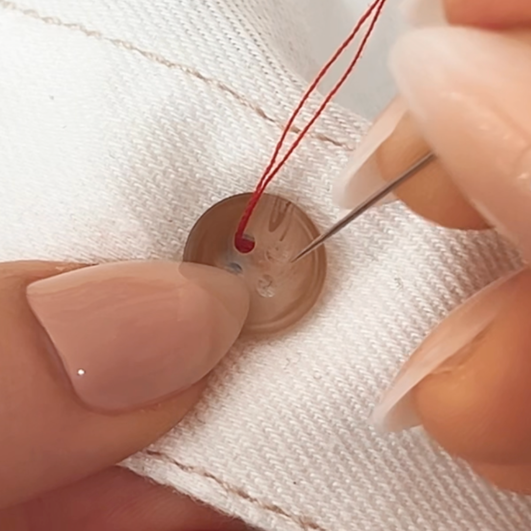 How to Sew on a Button
