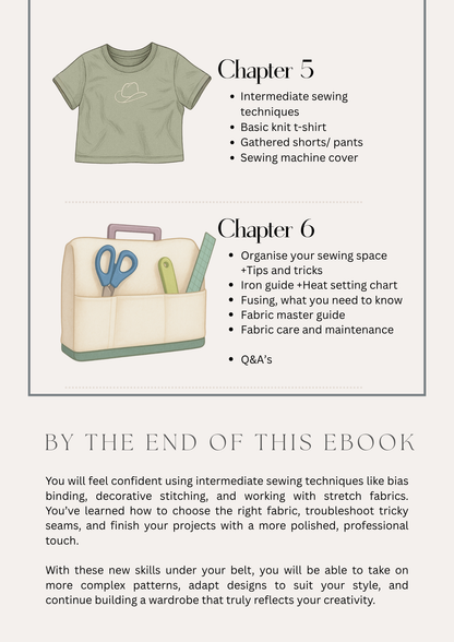 Intermediate Sewing Ebook - Intermediate
